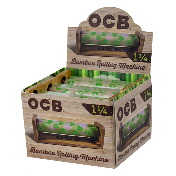 6PC DISPLAY - OCB Bamboo Roller - 1 1/4"