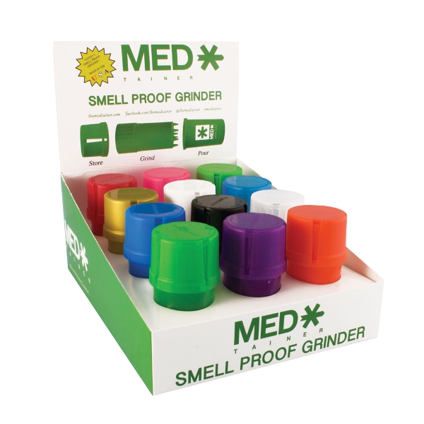 Contenedor Medtainer -color solido- Display 12pc