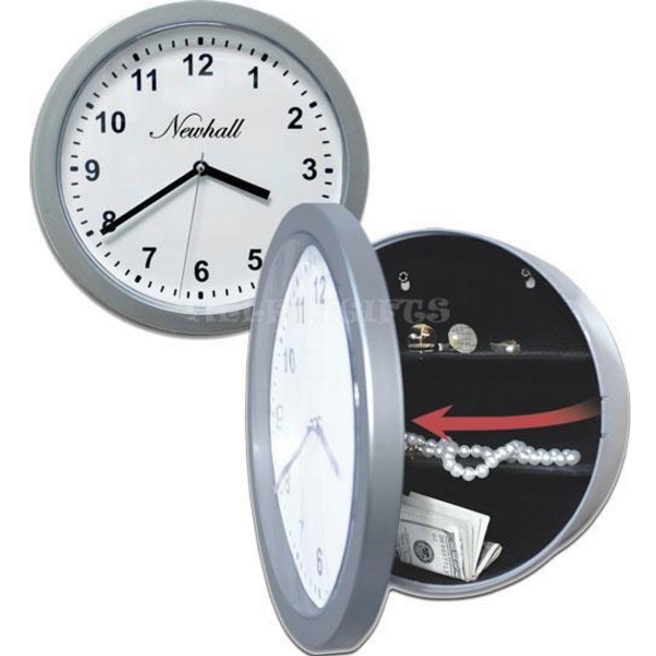 Functioning Wall Clock Security Container - 10.25&...