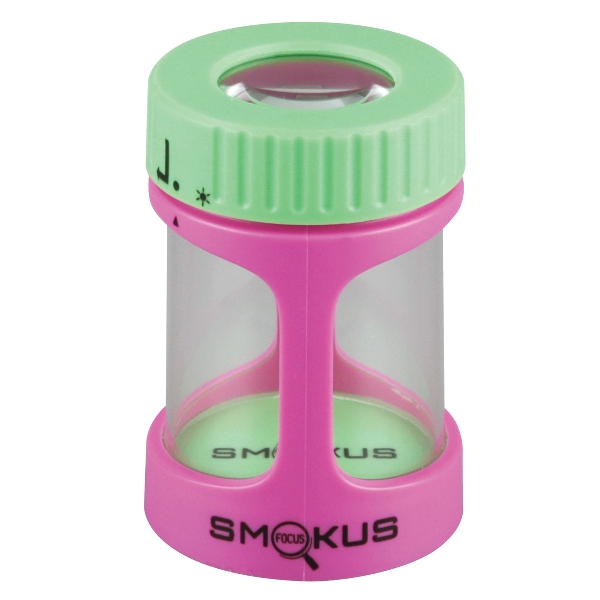 Smokus Focus Stash Jar - 3"x2" / Pink / ...