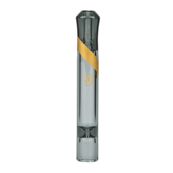 Marley Natural Smoked Glass Steamroller with Gold ...