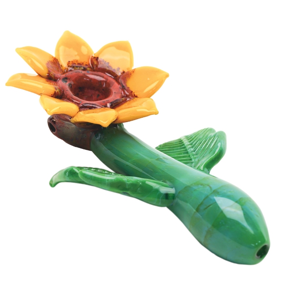 Empire Glassworks Sunflower Hand Pipe - 5.5"