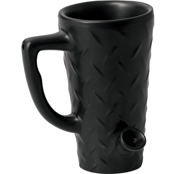 Ceramic Water Pipe Mug - 8oz - Black