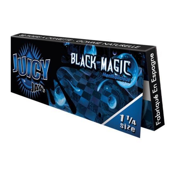 Juicy Jay's 1 1/4 Rolling Papers-Black Magic Menth...