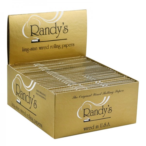 25pc DISPLAY - Randy's Wired Rolling Papers - King...
