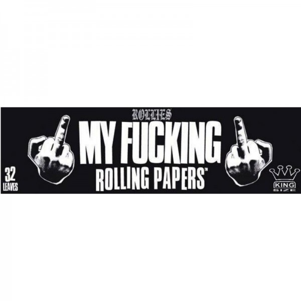 24pc My Fucking Papers Kingsize Rolling Papers Dis...