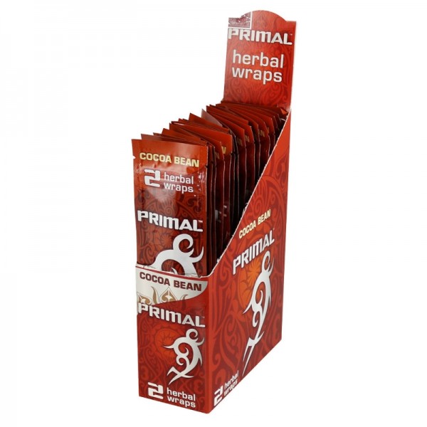 25pc Display - Primal Herbal Wraps - Cocoa Bean