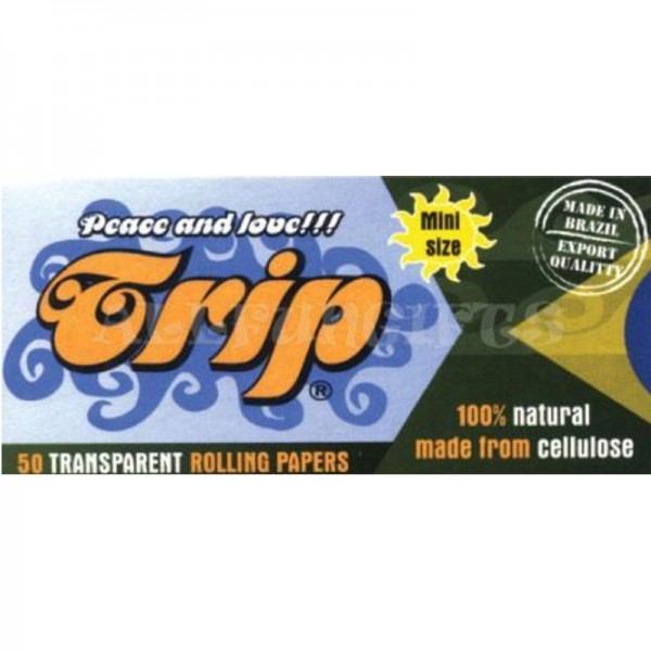 24PK DISPLAY - Trip2 Clear Rolling Papers - 1 1/4&...