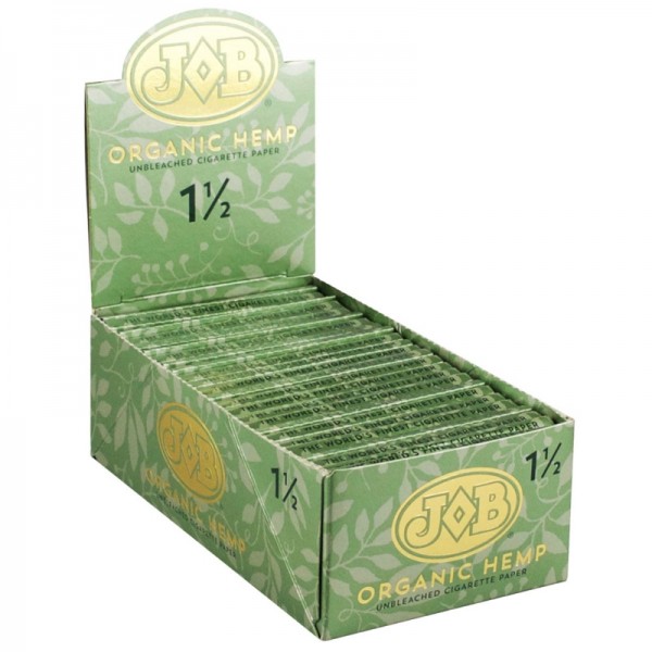 24PC DISPLAY - JOB Organic Hemp Rolling Papers - 1 1/2"