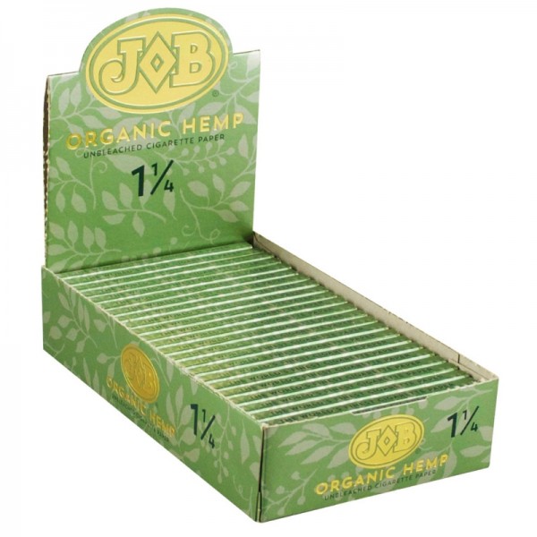 24PC DISPLAY - JOB Organic Hemp Rolling Papers - 1...
