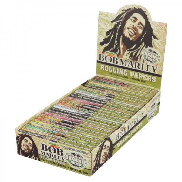 Bob Marley Rolling Papers Organic Hemp - 1-1/4&quo...