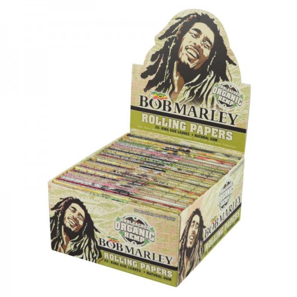 Bob Marley Rolling Papers Organic Hemp - Kingsize ...