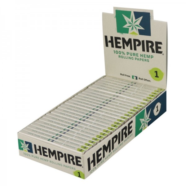 Hempire Hemp Rolling Papers - 1" - 24pc Display