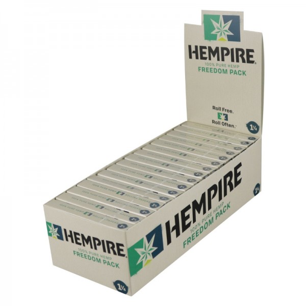 Hempire Freedom Rolling Papers w/ Tips - 1 1/4" - 32pc