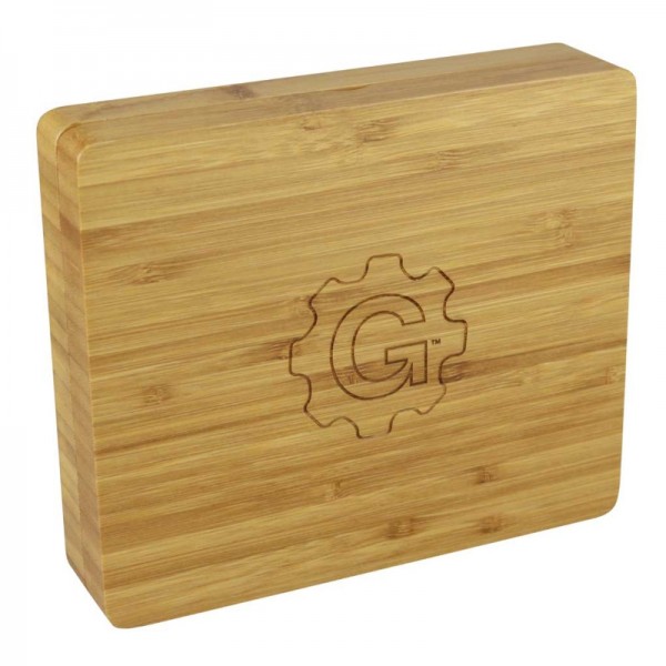 Grindhouse 2pc Rolling Tray w/ Storage - 6.25"x7.25" / Bamboo