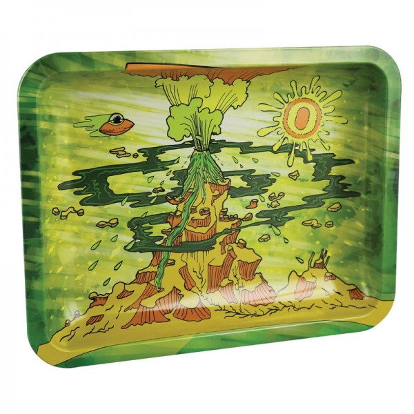 Ooze Rolling Tray - Erupted / 10"x7.75" / Medium