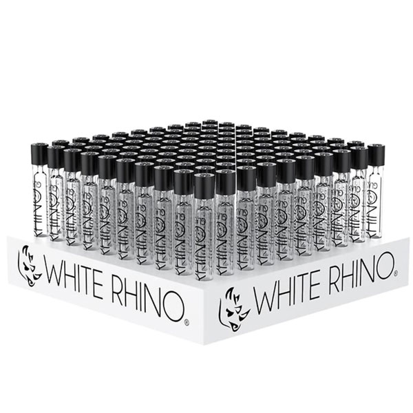 White Rhino Chillum w/ Silicone Cap - 4.5"