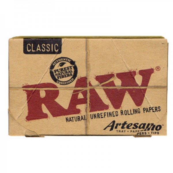 15pk Display - Raw Artesano Rolling Papers - 1 1/4...